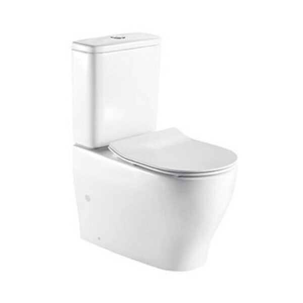 SA154 rimless vitreous china two piece toilet