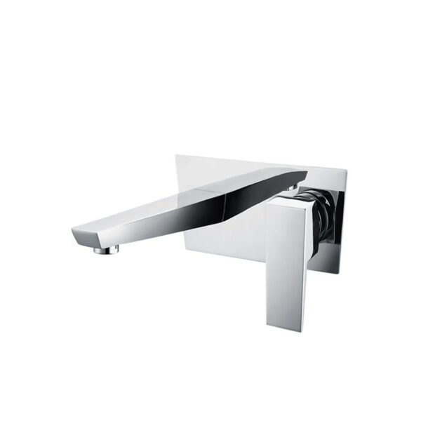 H3313 chrome single lever wall faucet