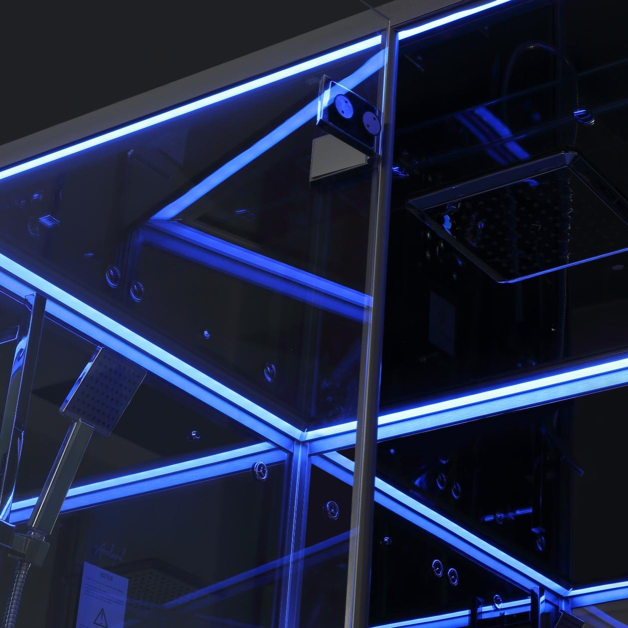 holie mirror glass steam shower control panel steam sauna factory china supplier high definition mirror glass back glass steam house