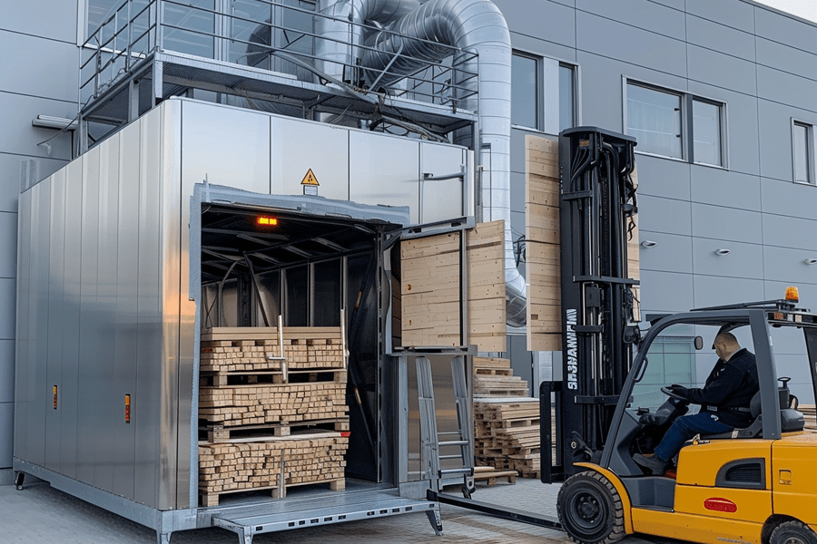 2. holie all aluminium closed drying klin