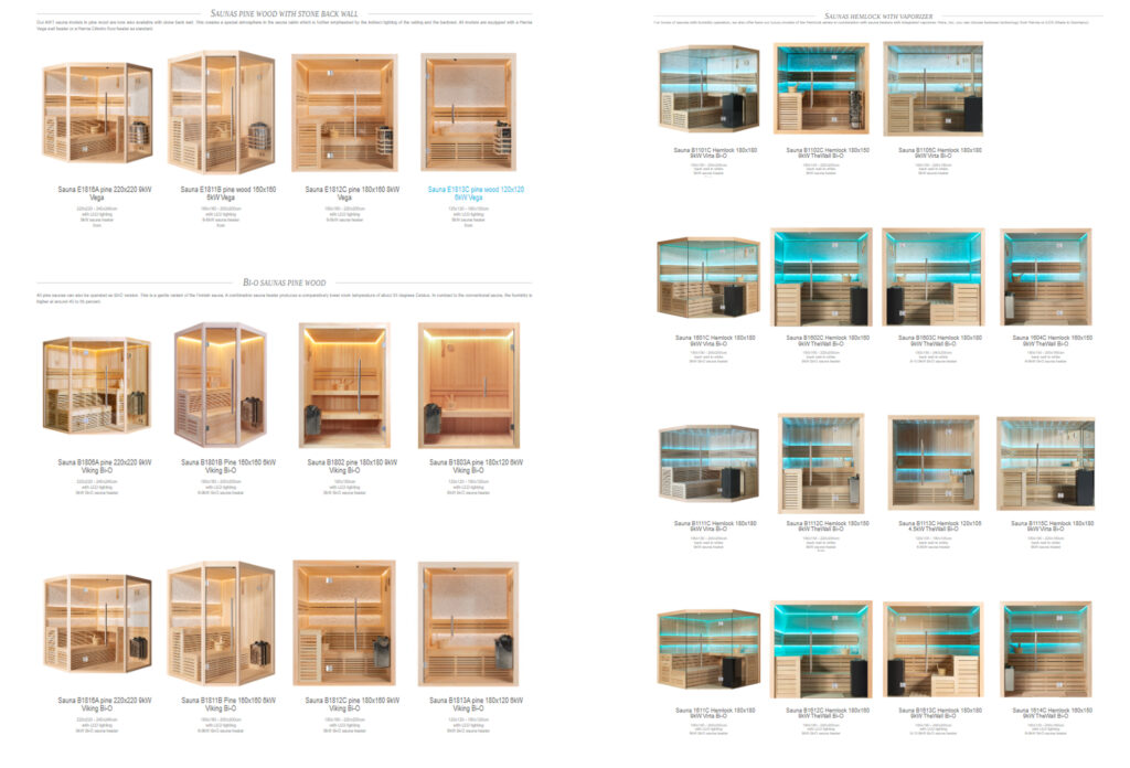 holie china factory sauna catalogue