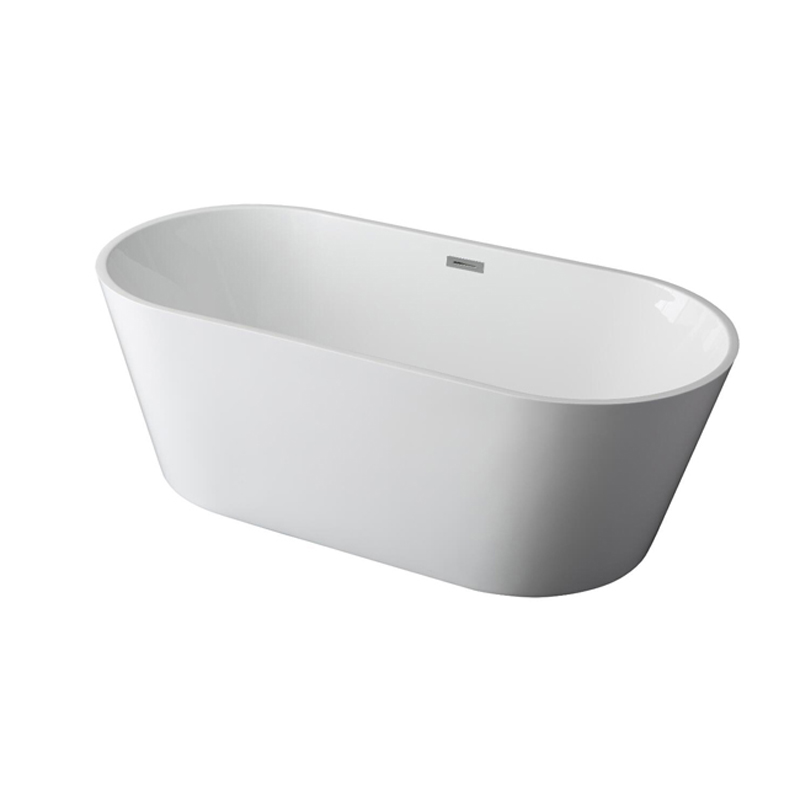 holie gk1109 free standing oval soaking acrylic bathtub modern