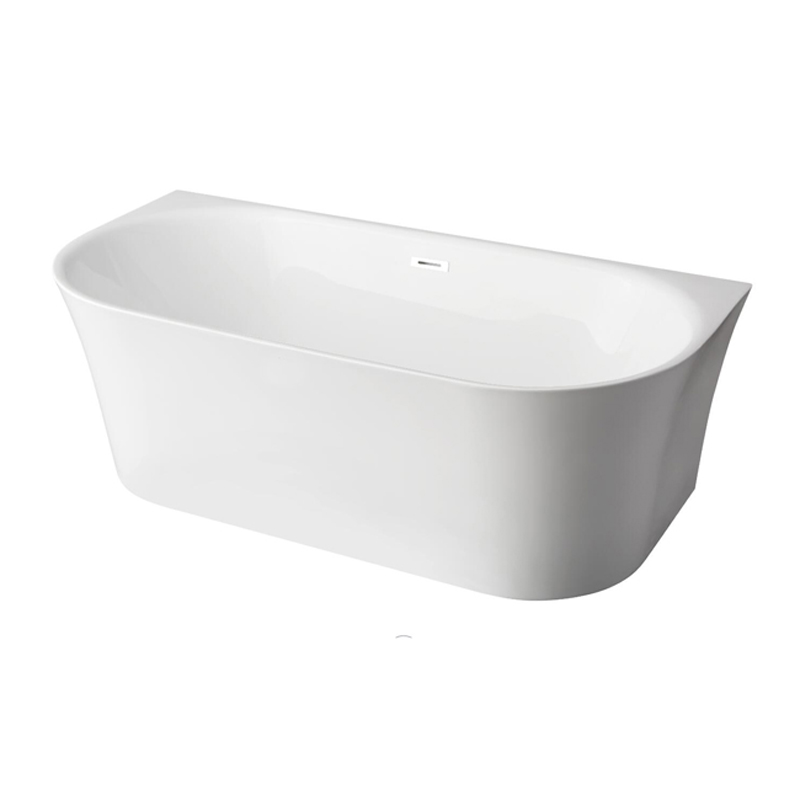 holie gk1111 back to wall acrylic overflow bathtub