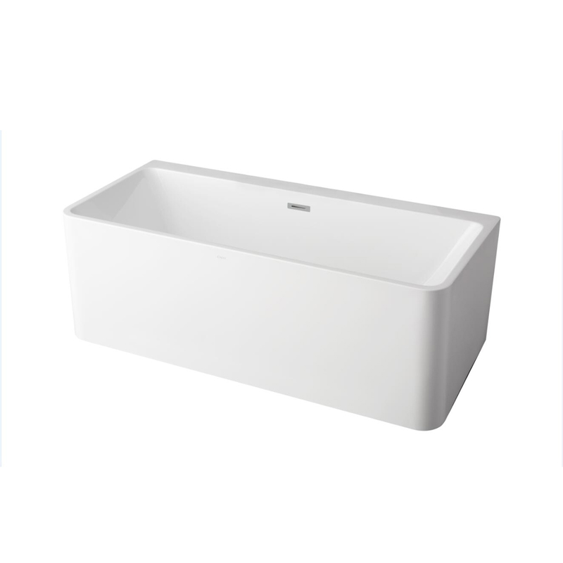 holie gk1115 1.7meter back to wall acrylic bathtub