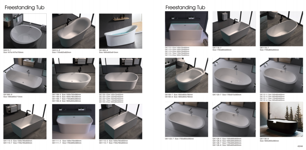 holie free standing acrylic bathtub soaking clawfoot bathtub oval square rectangular shape with overflow