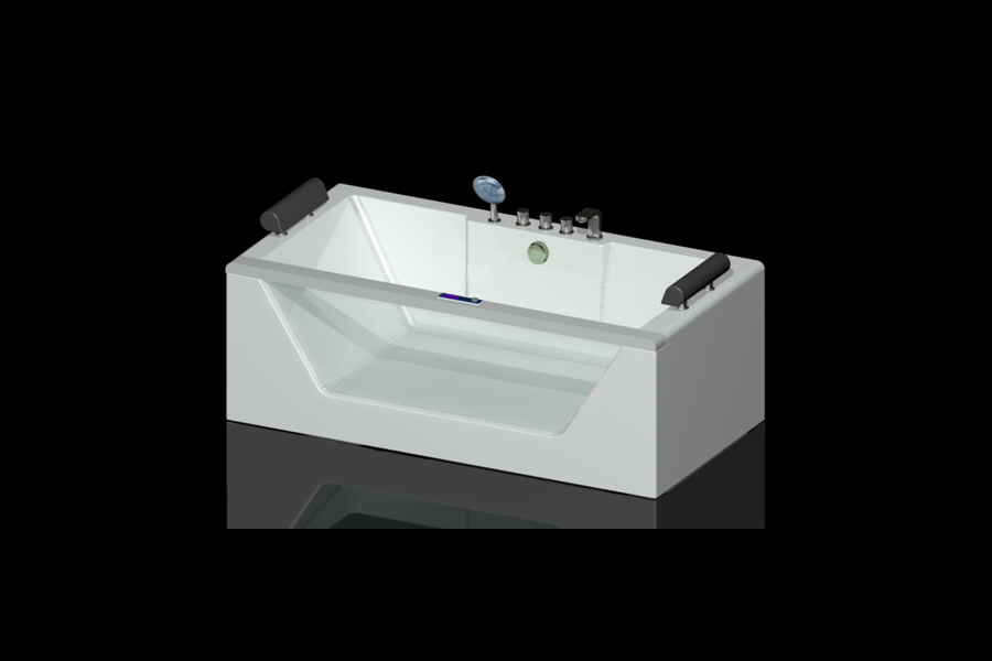 holie eago high quality whirlpool hydro massage air massage tv bathtub manufacturer in china with unique patent design