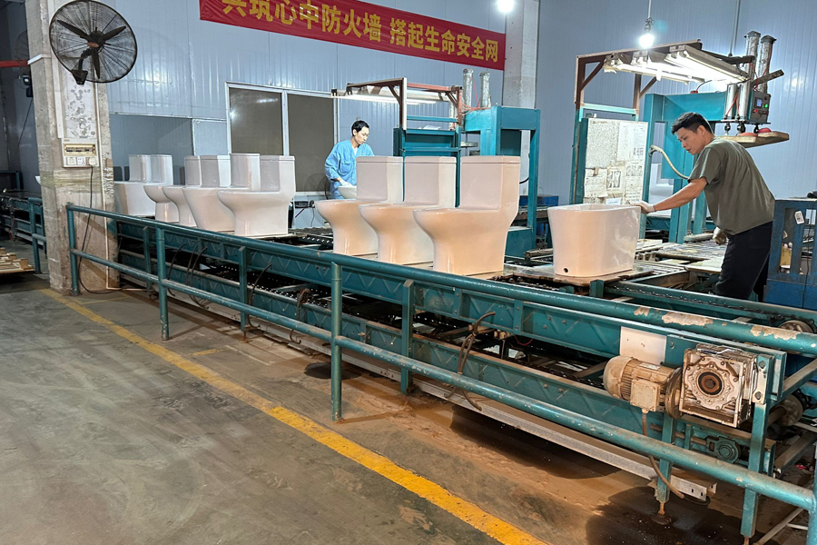 10 holie sanitary ware ceramic factory in china cupc watersense ceramic toilet bowl floor standing toilet ball to wall toilet air pressure leakage inpesction barcode every sku