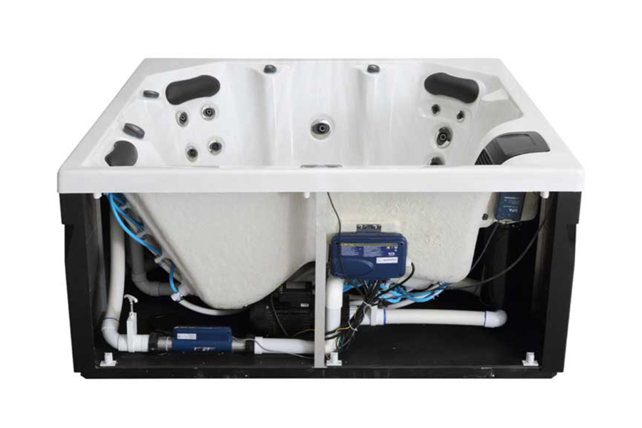 holie outdoor spa hot tub jaccuzi spraying fiber glass installation for the electric system bulk production sample eago special design deutschland