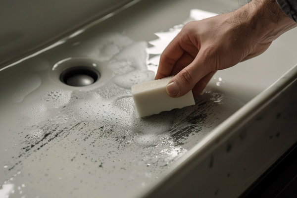 Removing black marks ceramic sink, tips for spotless ceramic sinks