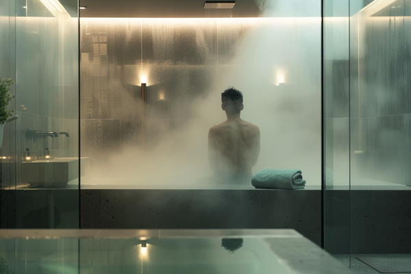 Steam shower wellness, creating a relaxing wellness experience at home