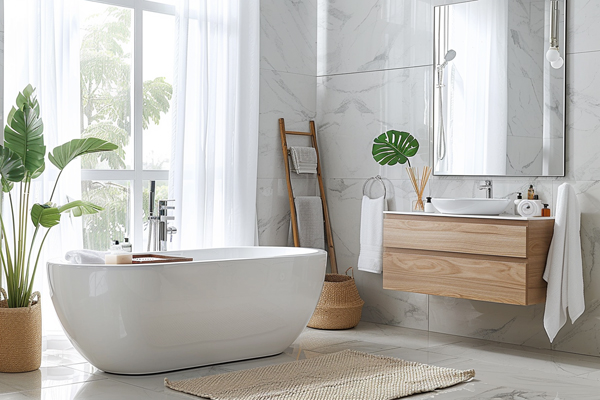 Typical American bathroom, A glimpse into the design and layout of a typical American-style bathroom