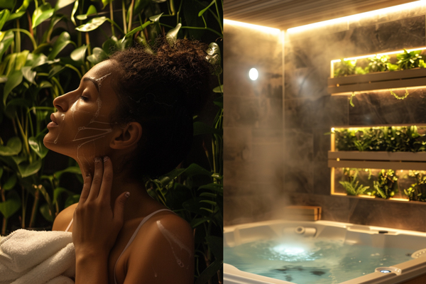 Sauna detox vs. hot tub, comparing detoxifying effects of saunas and hot tubs