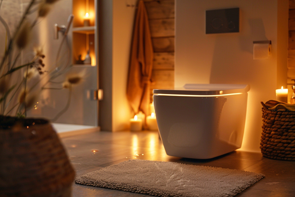 Square toilet comfortable design, ergonomic and stylish for daily use