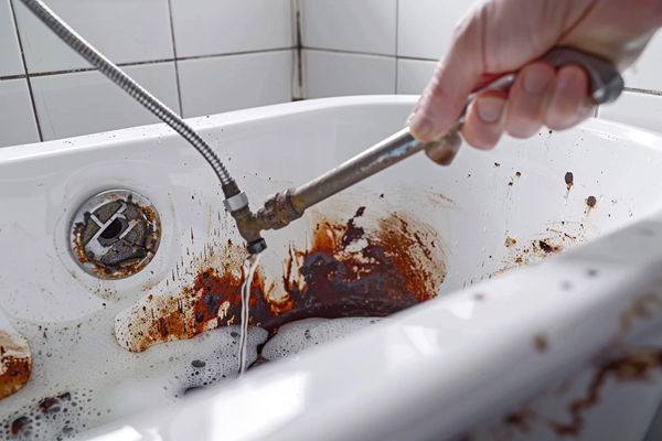How to remove a corroded bathtub drain without breaking it