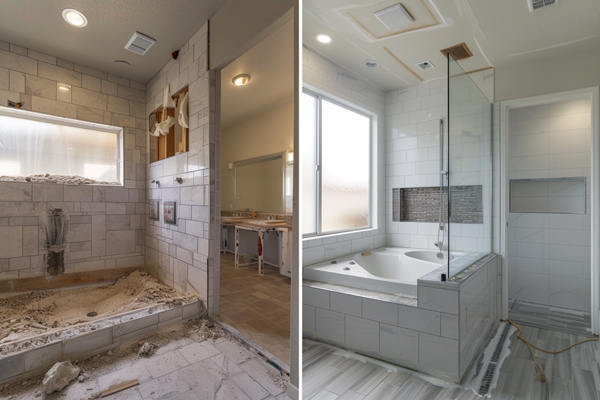 Garden tub to walk-in shower, is replacement possible