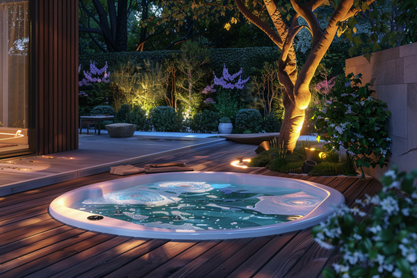 Garden tub vs hot tub, main differences in function and water circulation