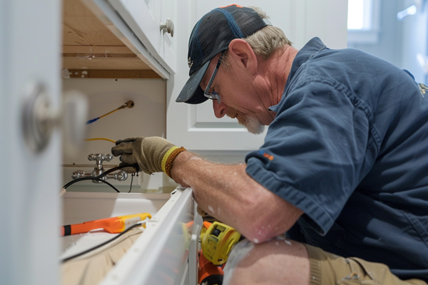Step-by-step DIY installation of a bathroom vanity