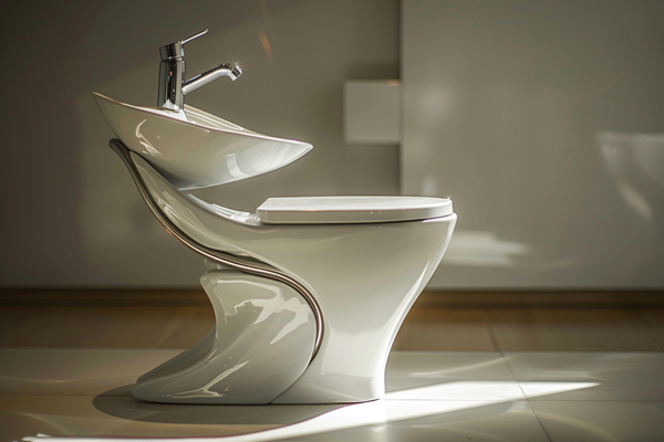 Purpose of a toilet sink combo in small spaces