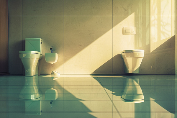 Siphonic vs. washdown toilets comparison, visual differences between flushing systems
