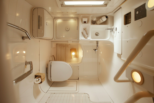 Small bathroom solution: toilet sink combo