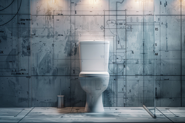 Toilet distance from wall, proper toilet setout measurement