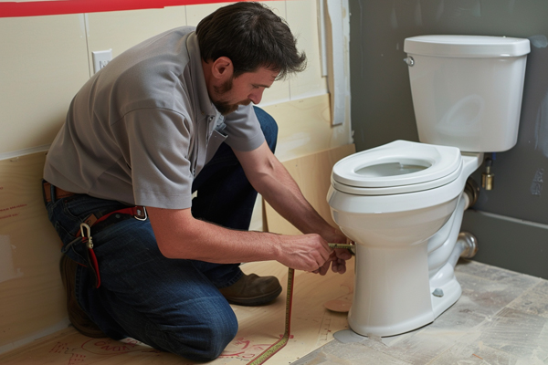 Toilet replacement measurement, key dimensions for replacing a toilet