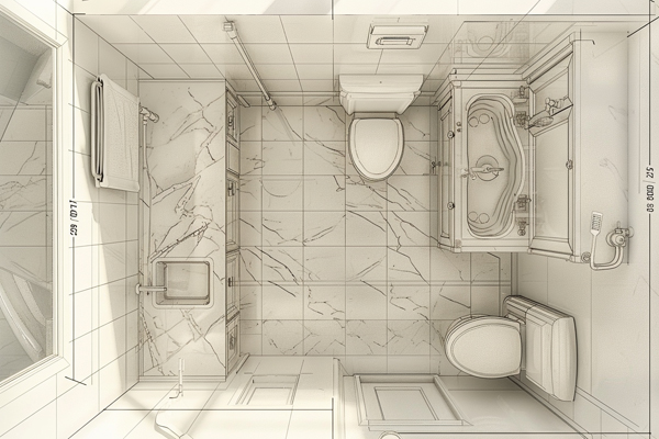 Toilet rough-in dimensions guide, showing standard rough-in sizes