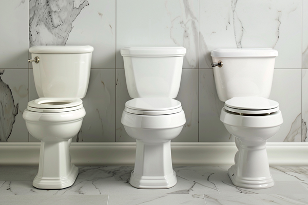 Toilet rough-in size comparison, comparing 10, 12, and 14-inch rough-ins