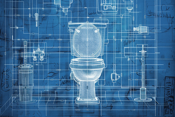 Toilet standard setout measurements, ensuring correct toilet installation