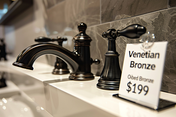 price comparison of bronze faucet finishes