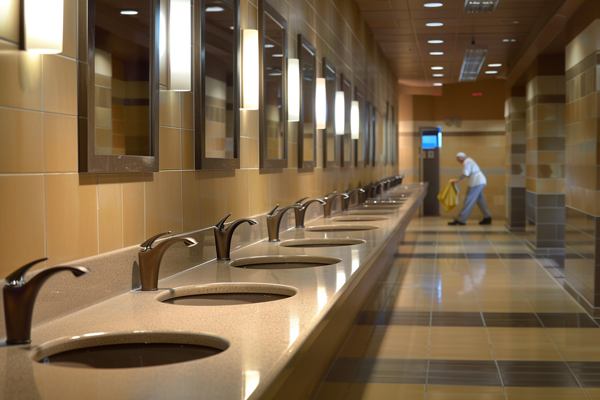 how to maintain bronze faucet finish in commercial use