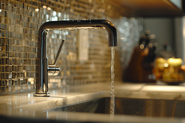 Dripping kitchen faucet causing water waste