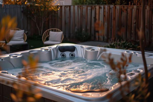 Hot tub area free from pests