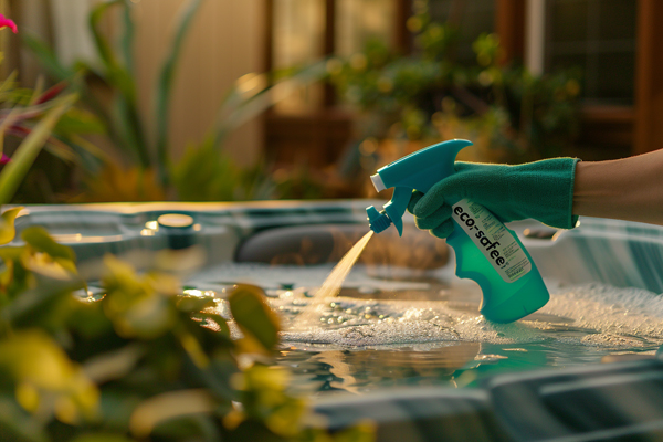 Use insecticides safely near tub