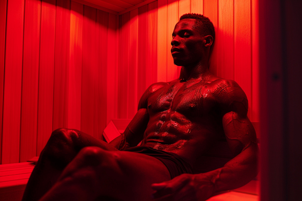 Sauna muscle recovery benefits, post-workout relaxation