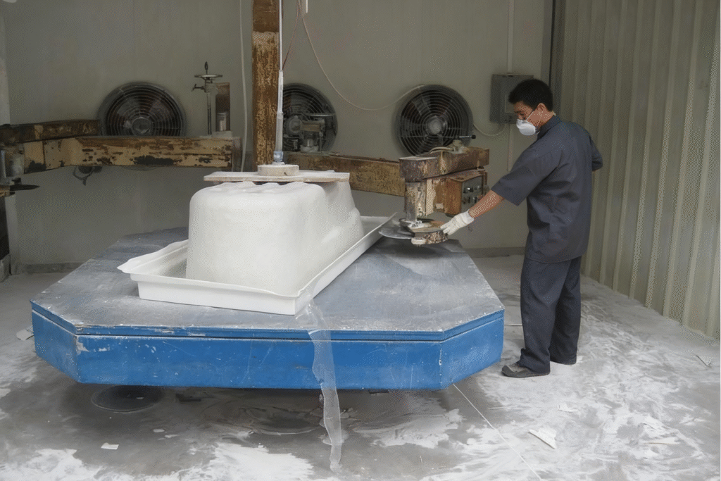 7.holie acrylic bathtub appearance inspection for production
