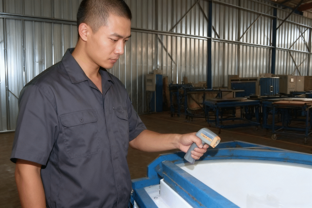 holie shower room steam shower inspection tub forming inspection forming tempreture testing measure