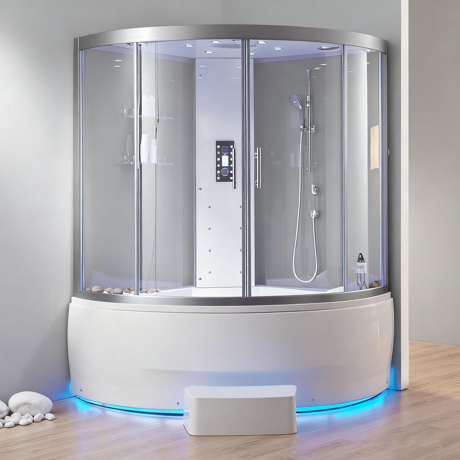 holie ce etl eago steam shower da335f12 steam house china factory steam shower with jacuzzi high quality