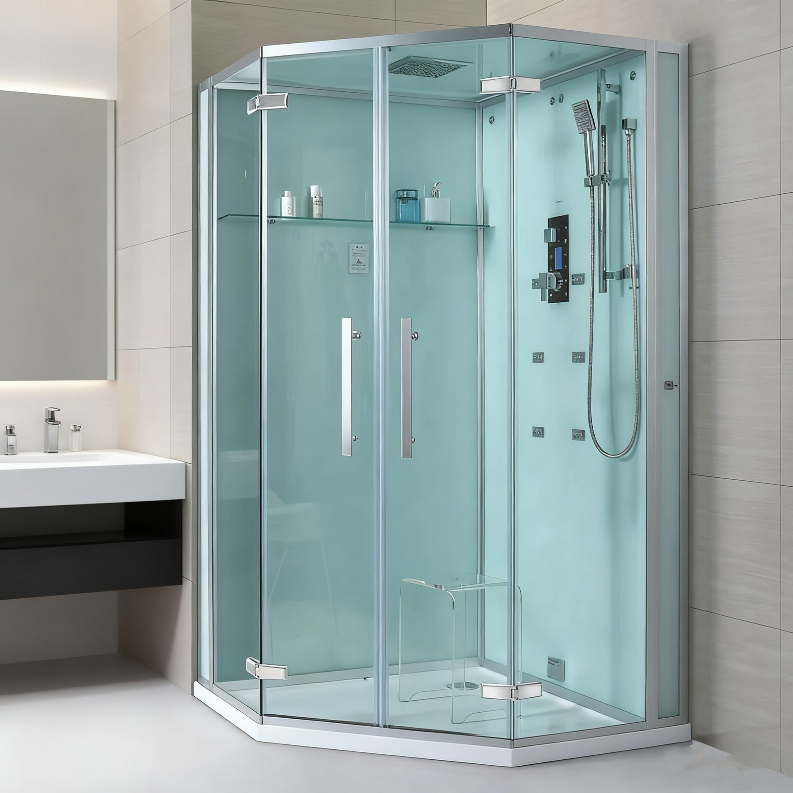 holie ce etl eago steam shower dz990 dz989 dz991f12 dz993 dz994 dz995f12 steam house flat shower tray 2 high quality