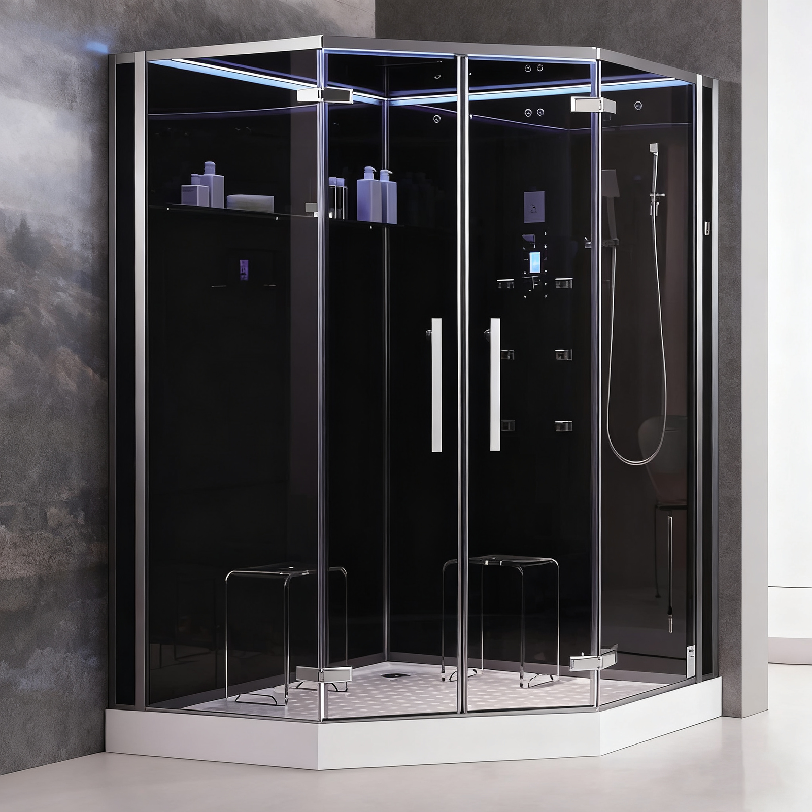 holie ce etl eago steam shower dz990 dz989 dz991f12 dz993 dz994 dz995f12 steam house high shower tray high quality