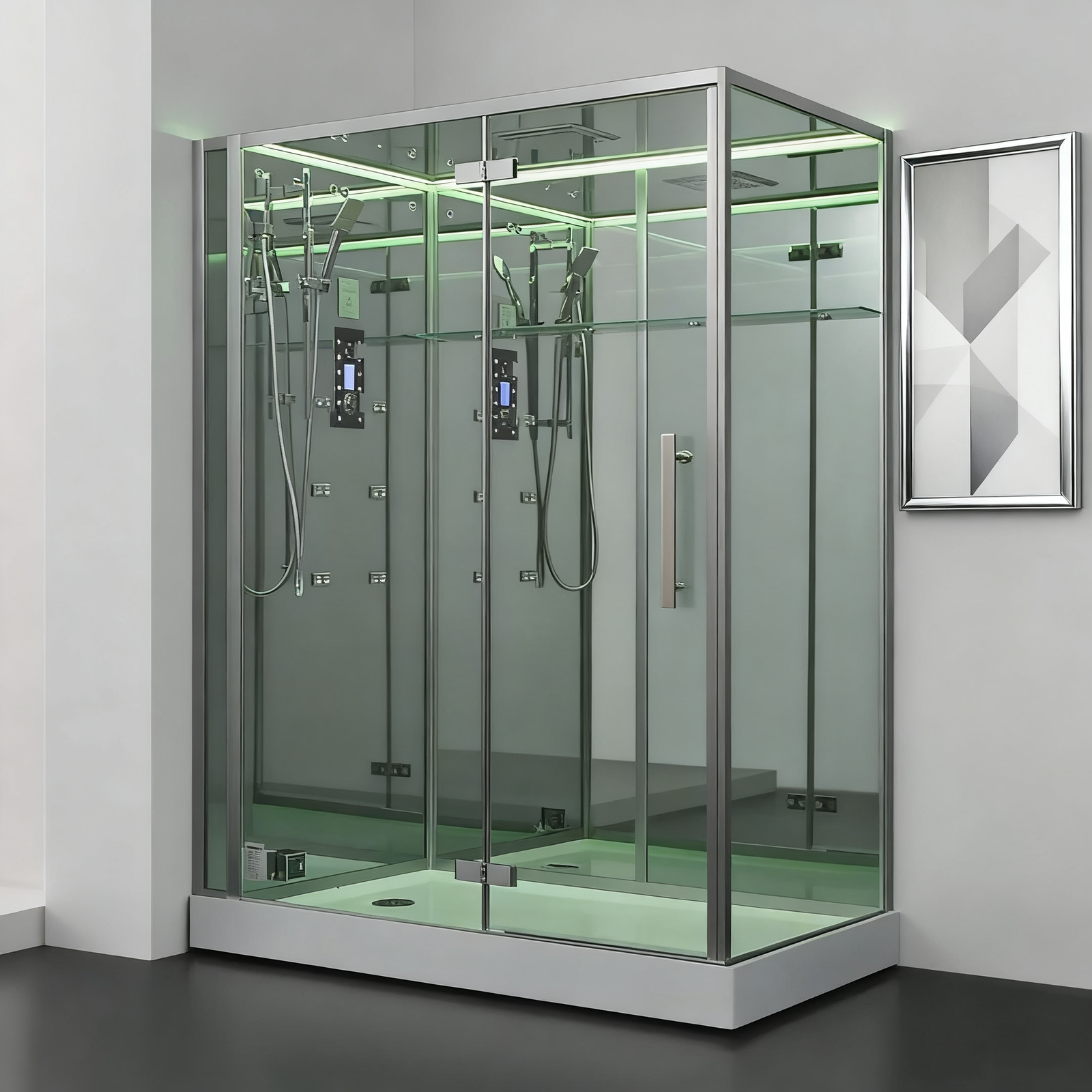 holie ce etl eago steam shower dz991f12 mirror back glass new