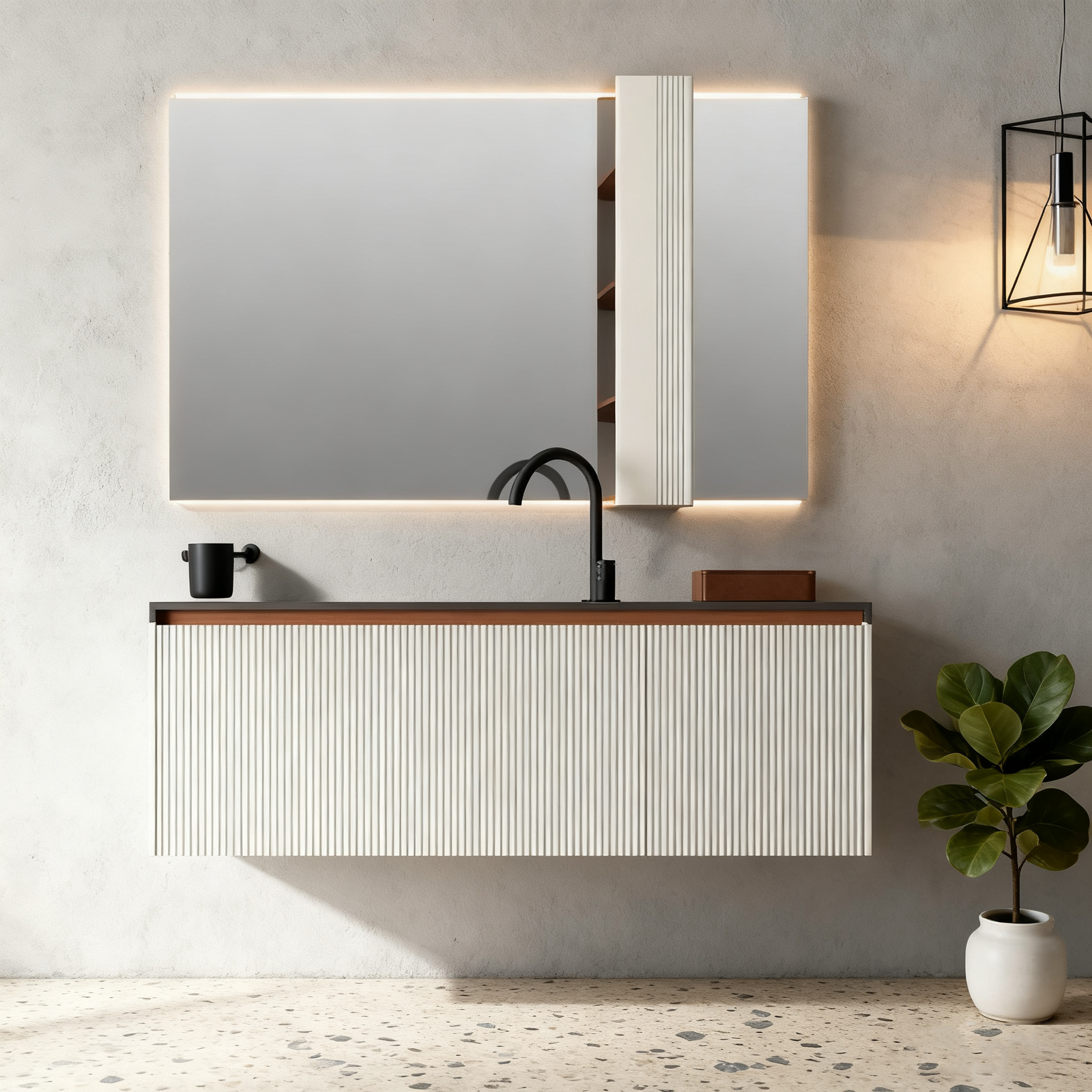 hl810790 holie 2024 2025 2026 modern style e0 e1 mdf solid wood white vanity bathroom cabinet factory wholesale in china high quality