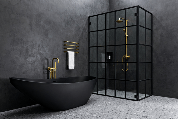 modern and classic bathtub shower combo design styles