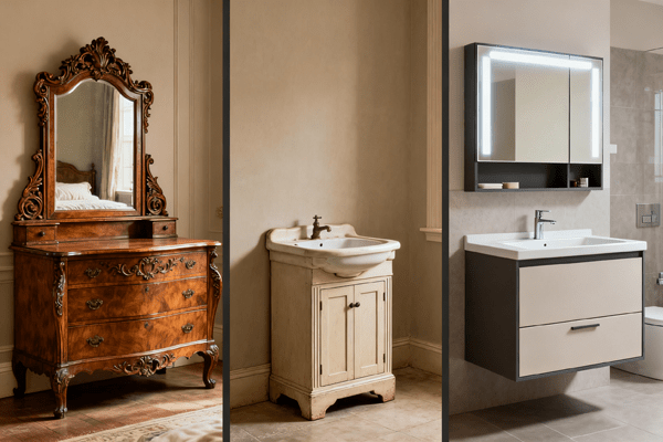 evolution of bathroom vanity over time