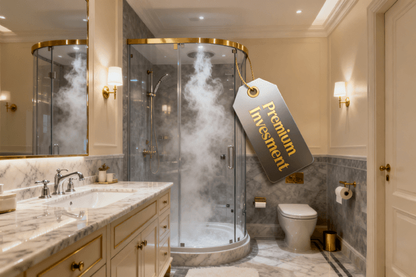 cost worth steam shower cost comparison and value analysis