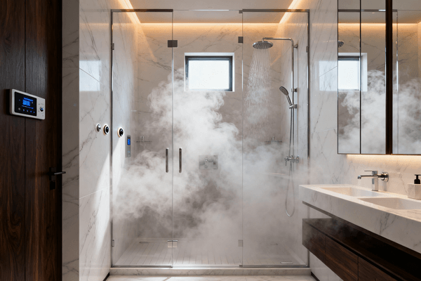 how it works diagram showing how a steam shower works efficiently