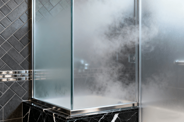 materials selection steam shower materials selection for luxury wellness bathroom