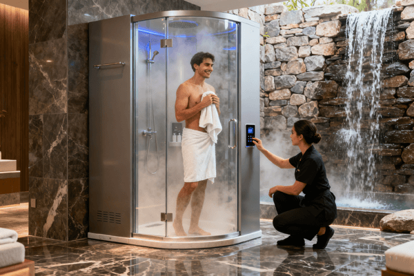 Trusted Spa Steam Showers Trusted spa steam showers, high‑end resort wellness installations