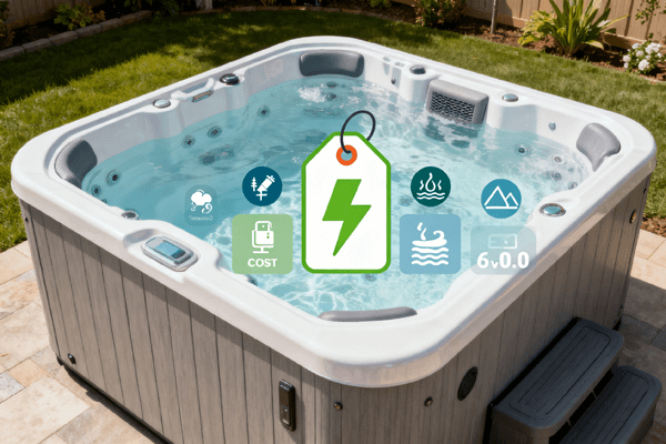 6-person hot tub pricing and operating costs