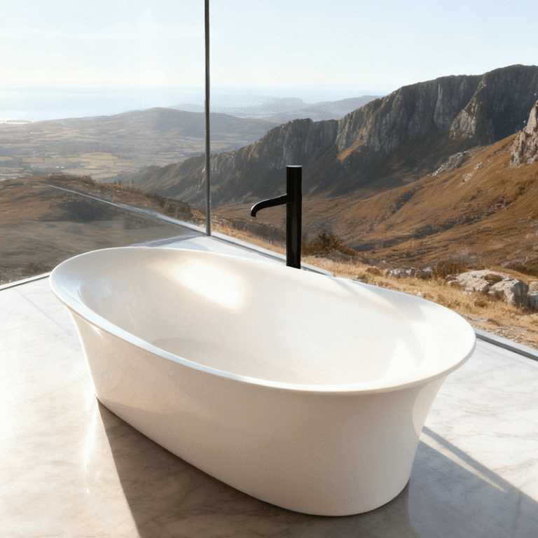 acrylic bathtub HB8005 Holie